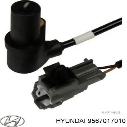 9567017010 Hyundai/Kia датчик износа тормозных колодок передний левый