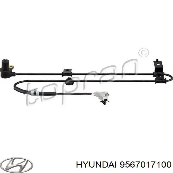 Купить 9567017100 Hyundai/Kia Датчик антиблокировочной системы торможения