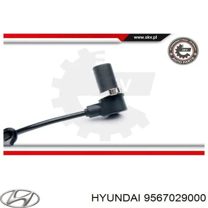 9567029002 Hyundai/Kia датчик абс (abs передний левый)