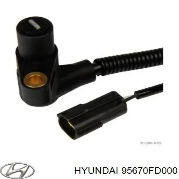 95670FD000 Hyundai/Kia sensor abs dianteiro esquerdo