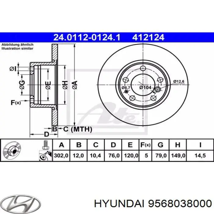  9568038000 Hyundai/Kia