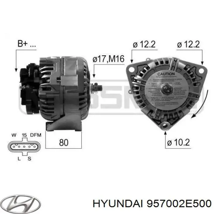  Hyundai/Kia 957002E500 цена, от 13.02 USD