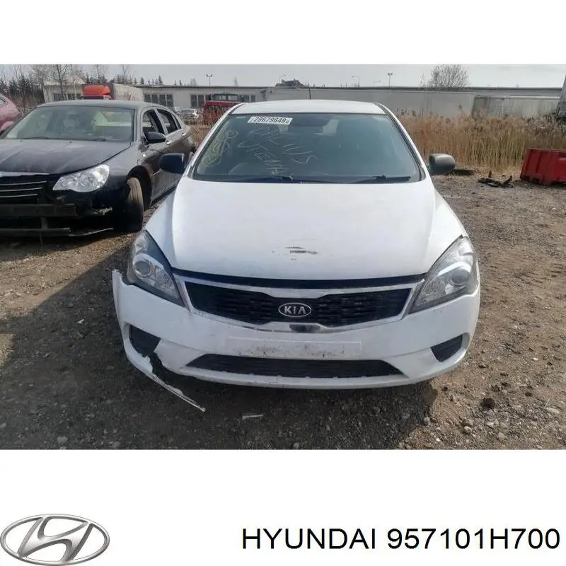 Дисплей бортового компьютера Hyundai/Kia 957101H700