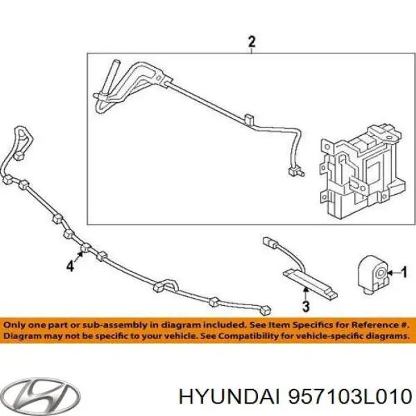 Звуковой сигнал 957103L010 Hyundai/Kia