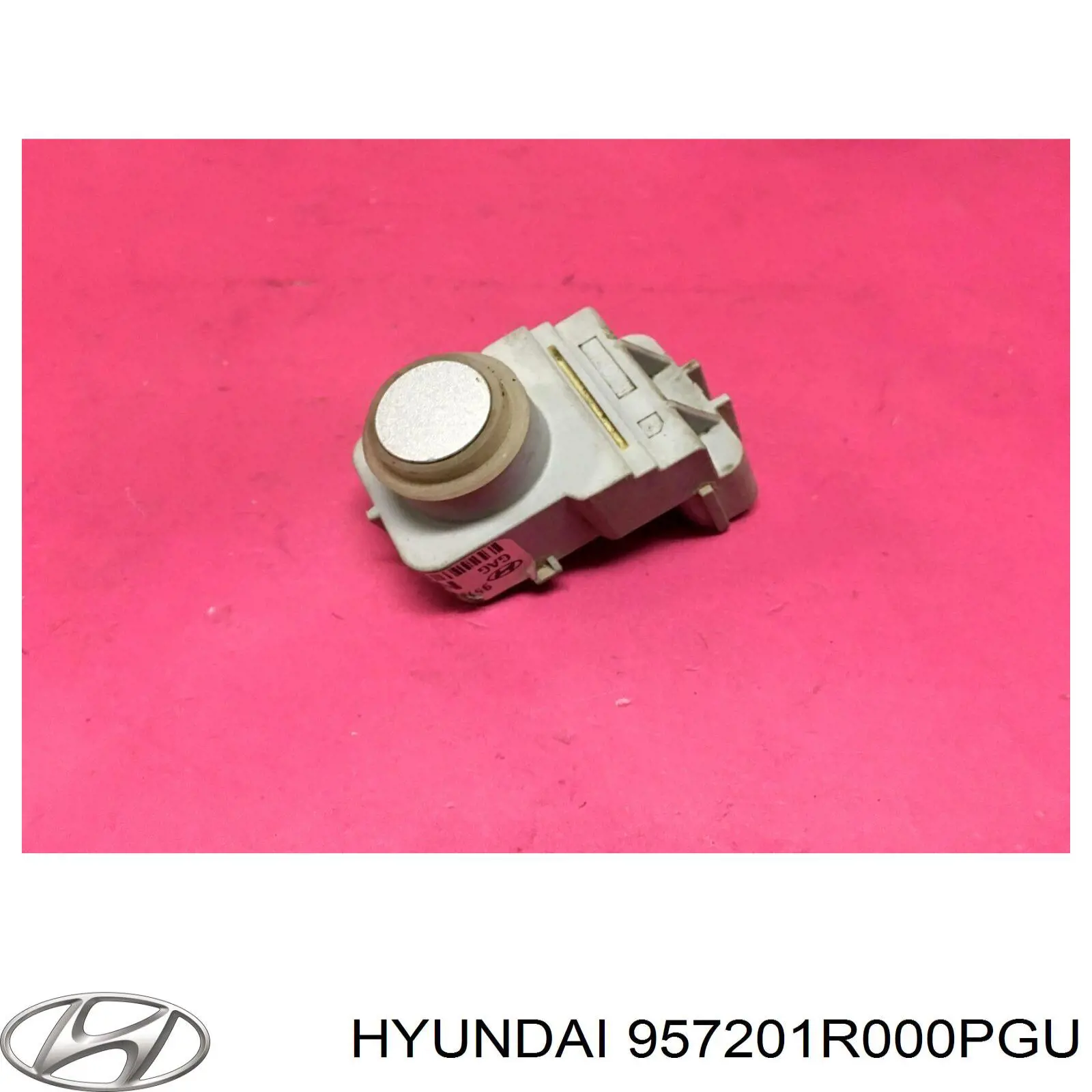 957201R000PGU Hyundai/Kia sensor traseiro de sinalização de estacionamento (sensor de estacionamento)