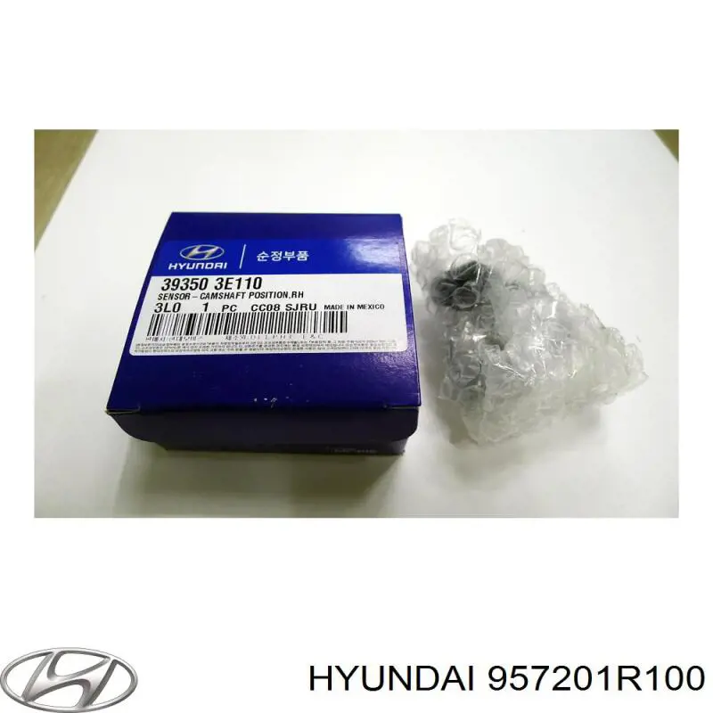 957201R100 Hyundai/Kia sensor traseiro de sinalização de estacionamento (sensor de estacionamento)