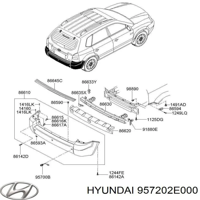 Парктроник для Hyundai Tucson - купить и установить