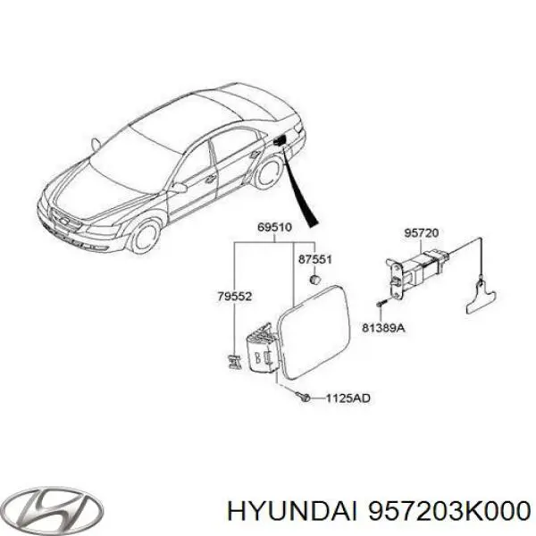 957203K000 Hyundai/Kia 