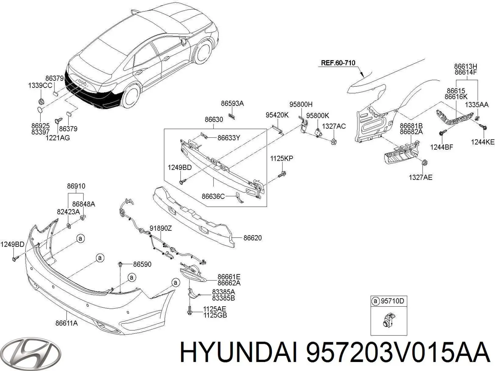  957203V015AA Hyundai/Kia