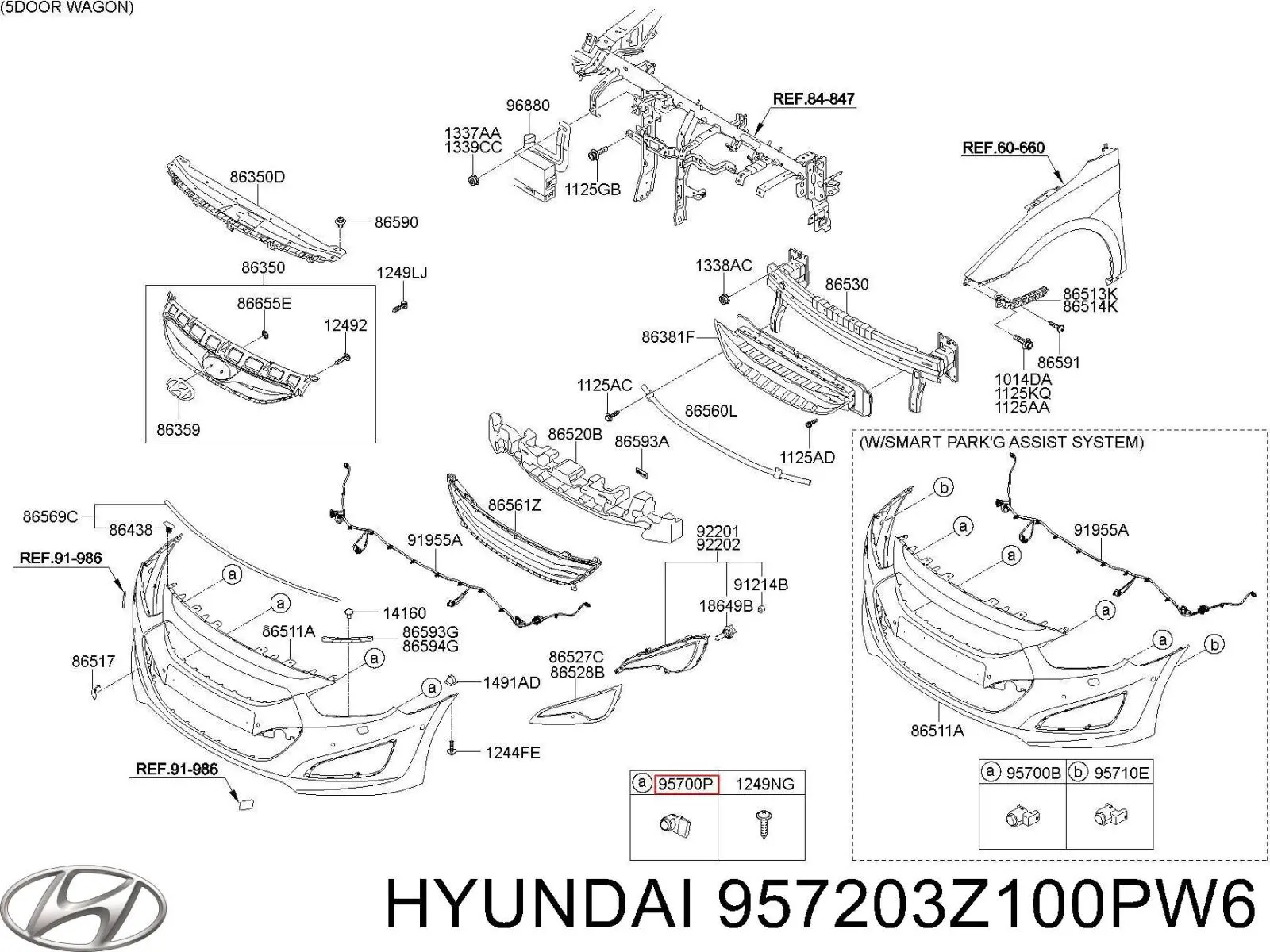 957203Z100PW6 Hyundai/Kia 