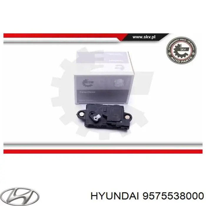 9575538000 Hyundai/Kia мотор-привод открытия/закрытия замка двери задней левой