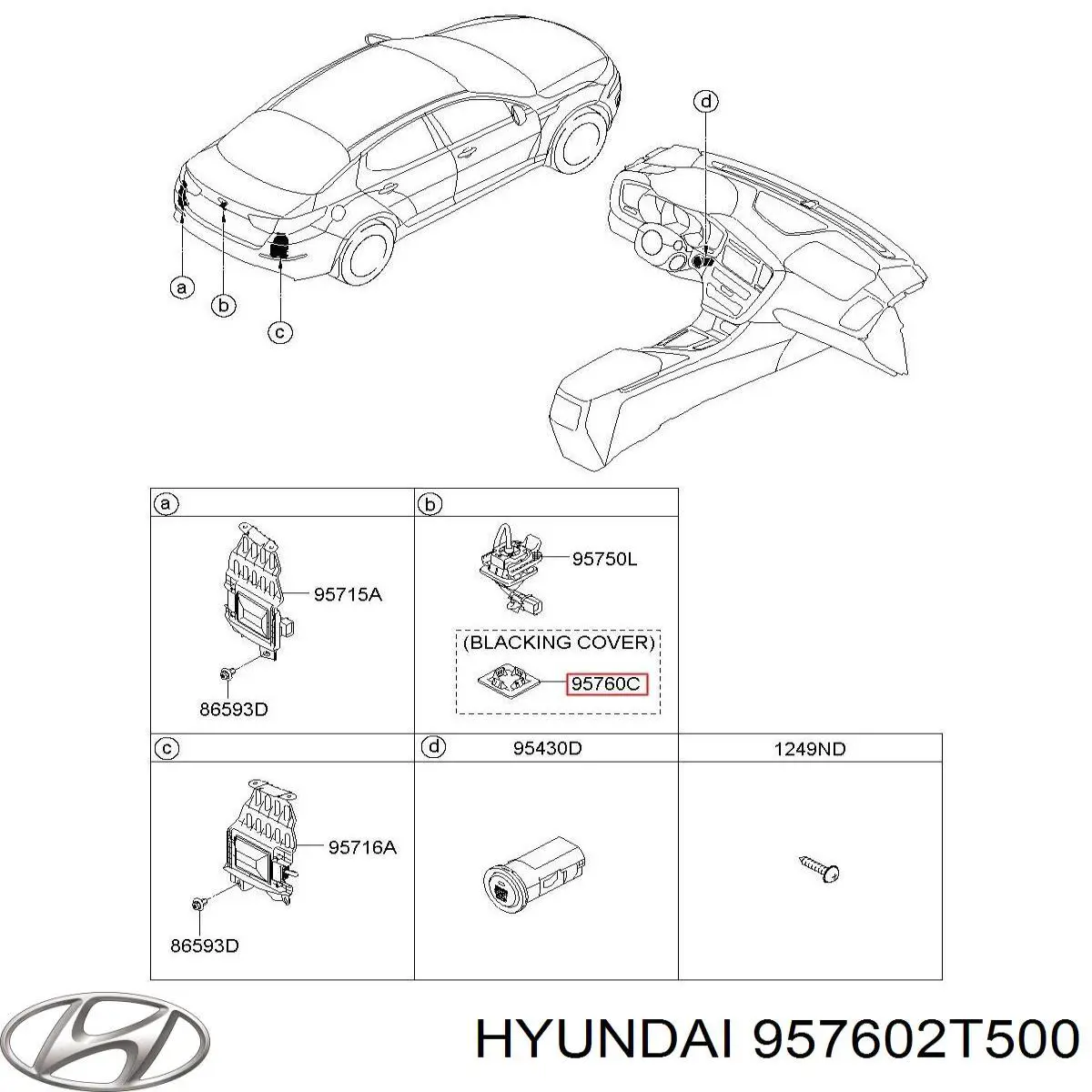  Hyundai/Kia 957602T500 цена, от 8.98 USD