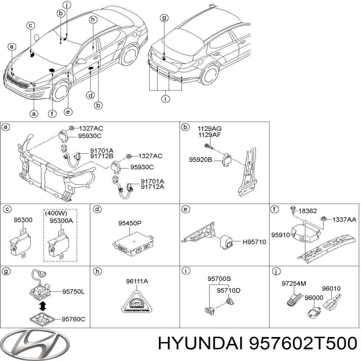 957602T500 Hyundai/Kia 