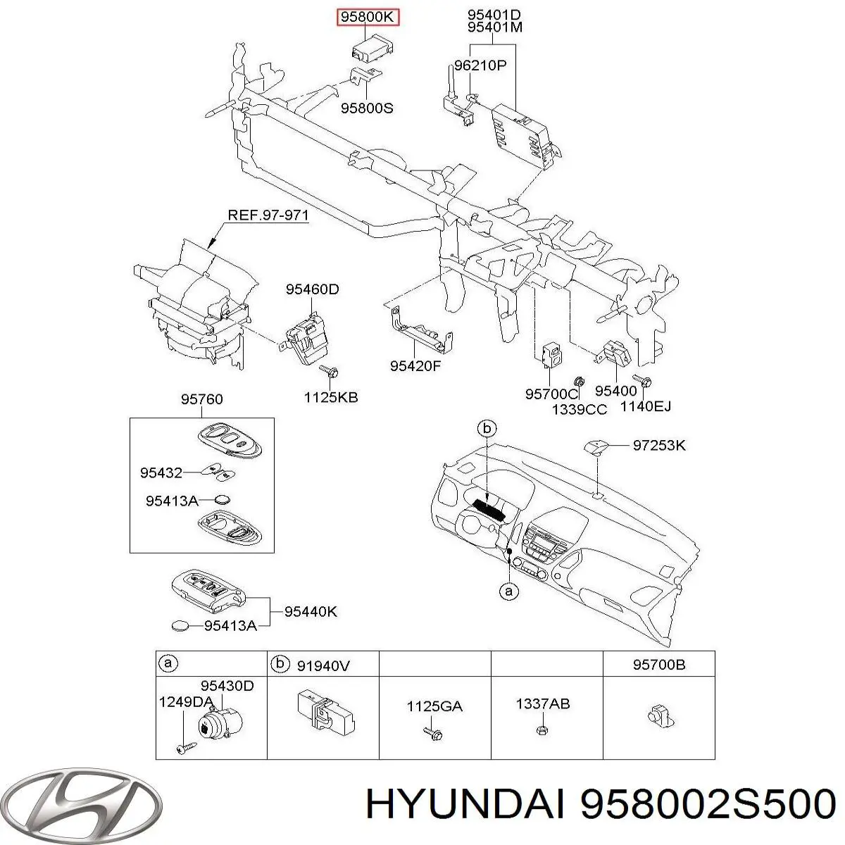 Купить 958002S500 Hyundai/Kia 
