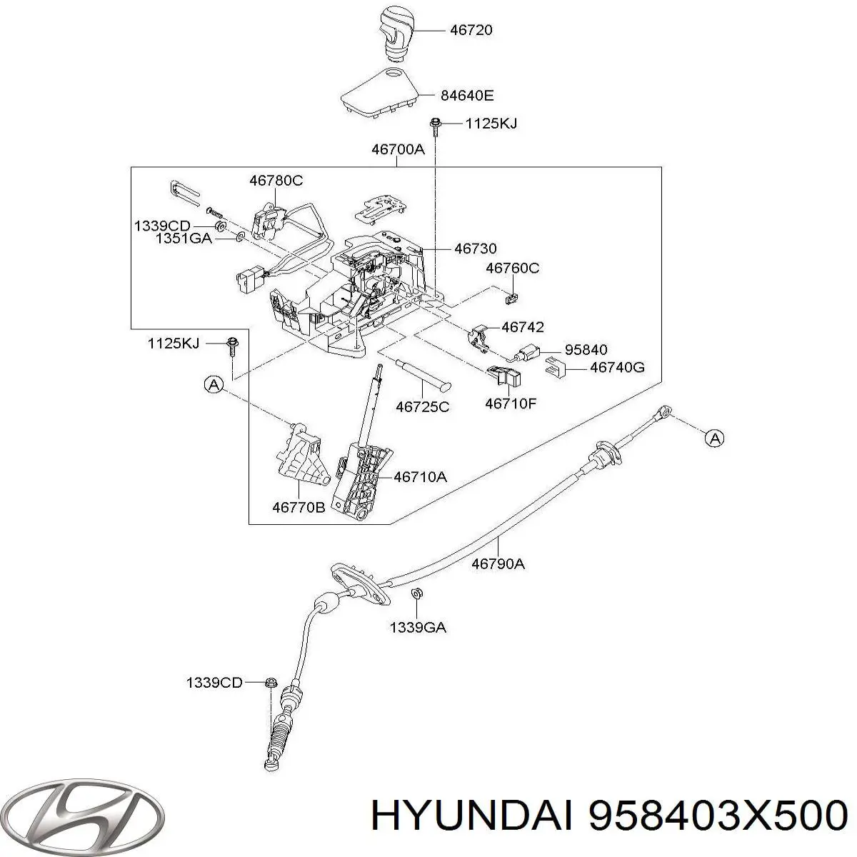  958403X500 Hyundai/Kia