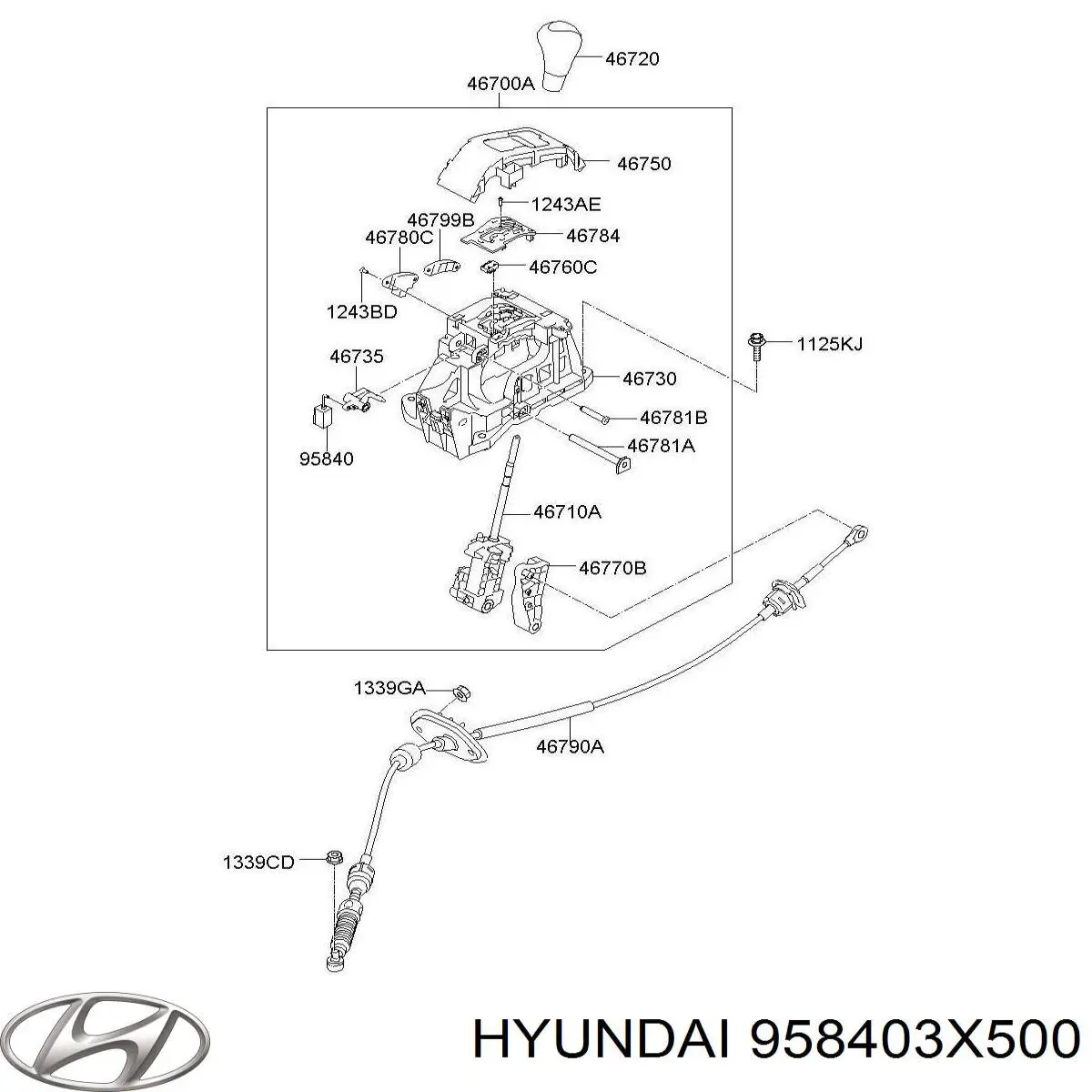  Hyundai/Kia 958403X500 цена, от 26.22 USD