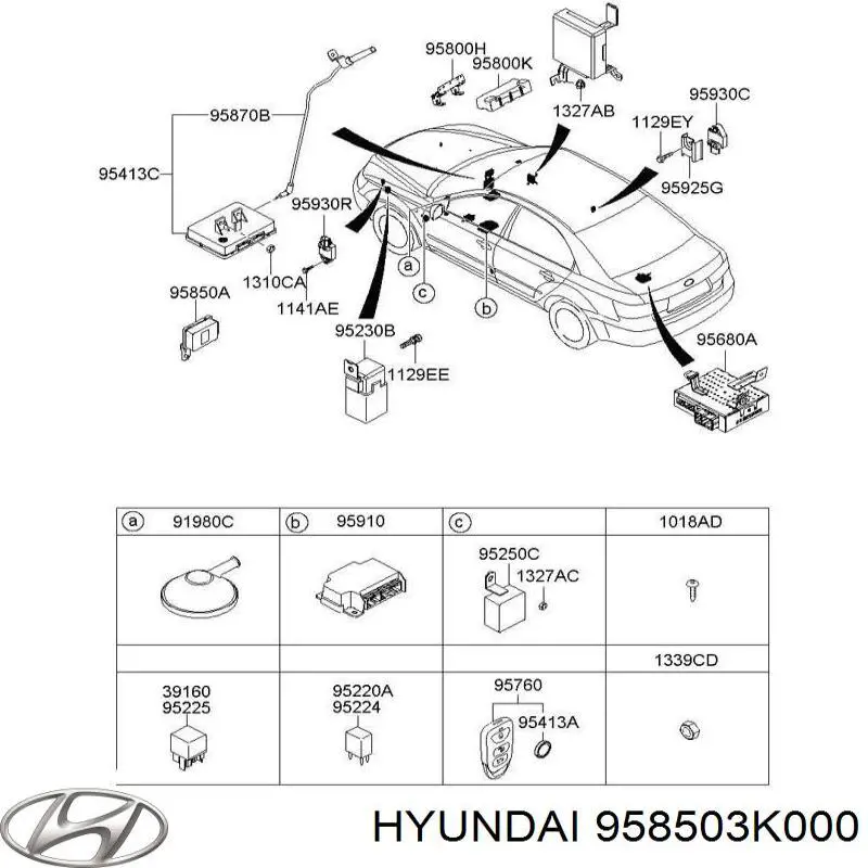 958503K000 Hyundai/Kia 