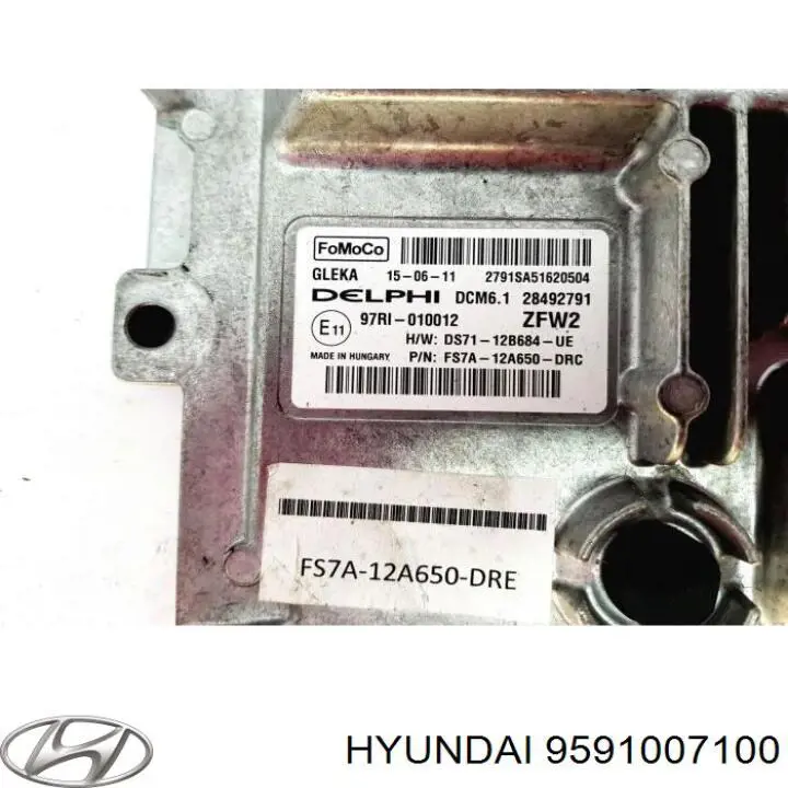  Hyundai/Kia 9591007100 цена, от 128.66 USD