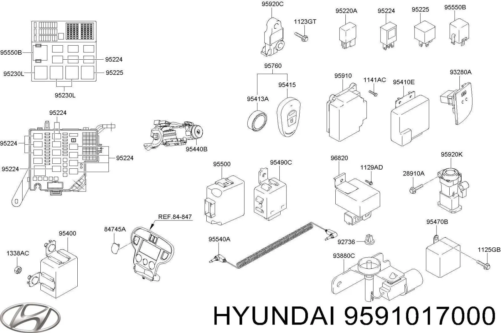  9591017000 Hyundai/Kia