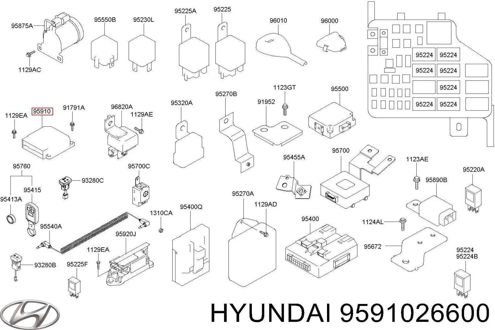 9591026600 Hyundai/Kia 