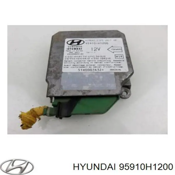 Módulo processador de controlo da bolsa de ar (Centralina eletrônica AIRBAG) para Hyundai Terracan (HP)