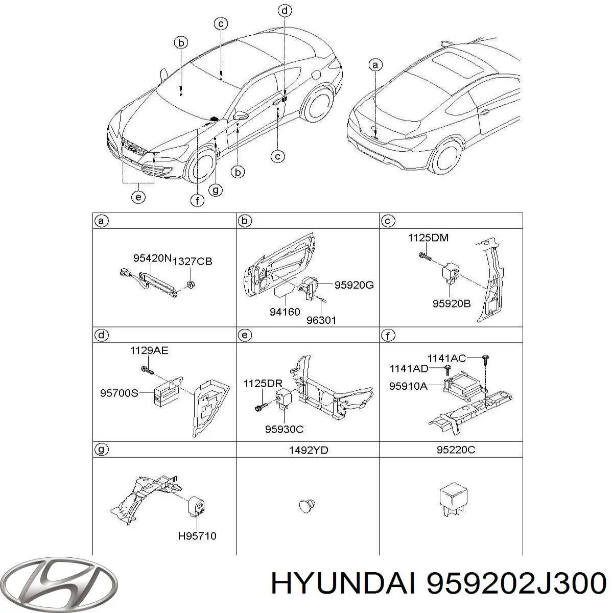 Купить 959202J300 Hyundai/Kia 