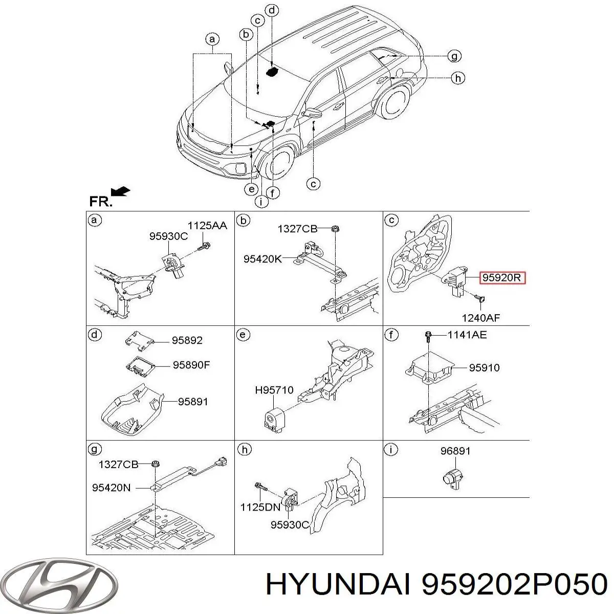 Датчик Эйрбэг передний Hyundai/Kia 959202P050 цена, от 5.64 USD