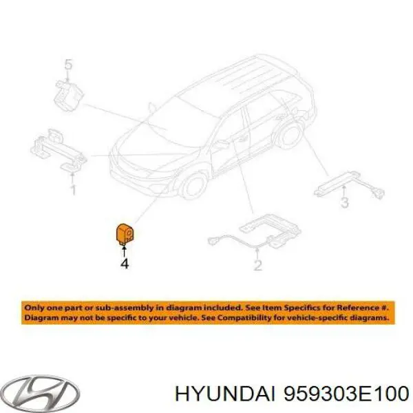  959303E100 Hyundai/Kia