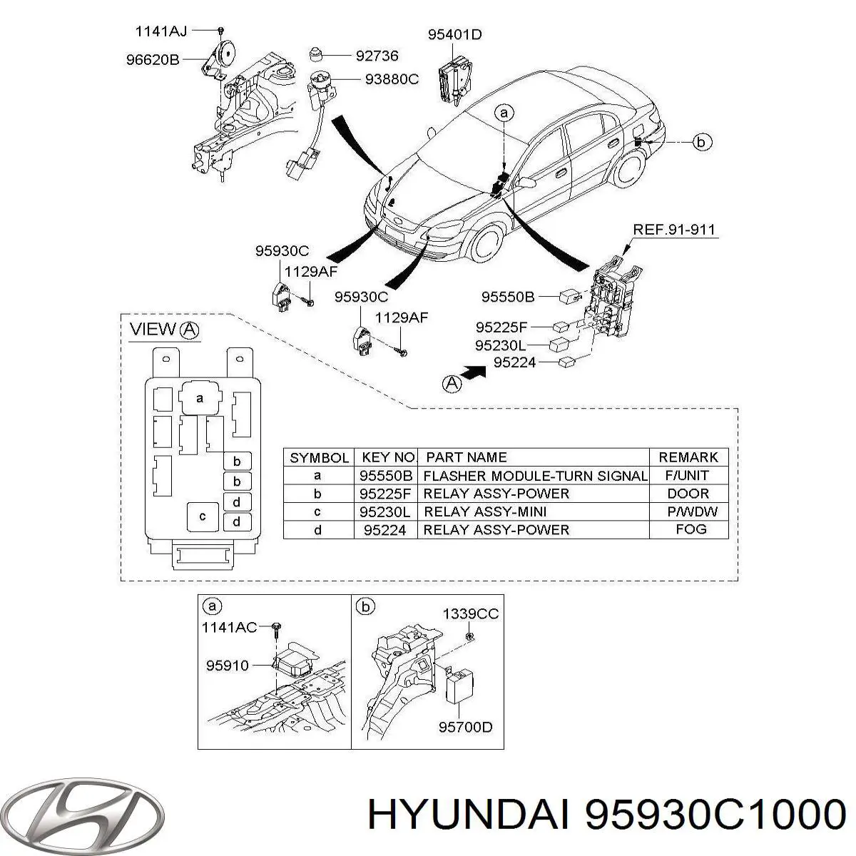  95930C1000 Hyundai/Kia