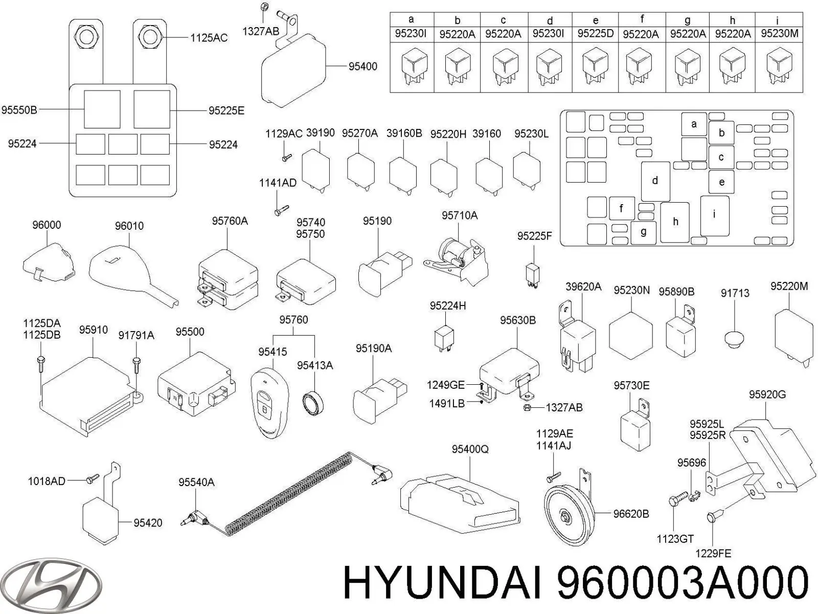  960003A000 Hyundai/Kia