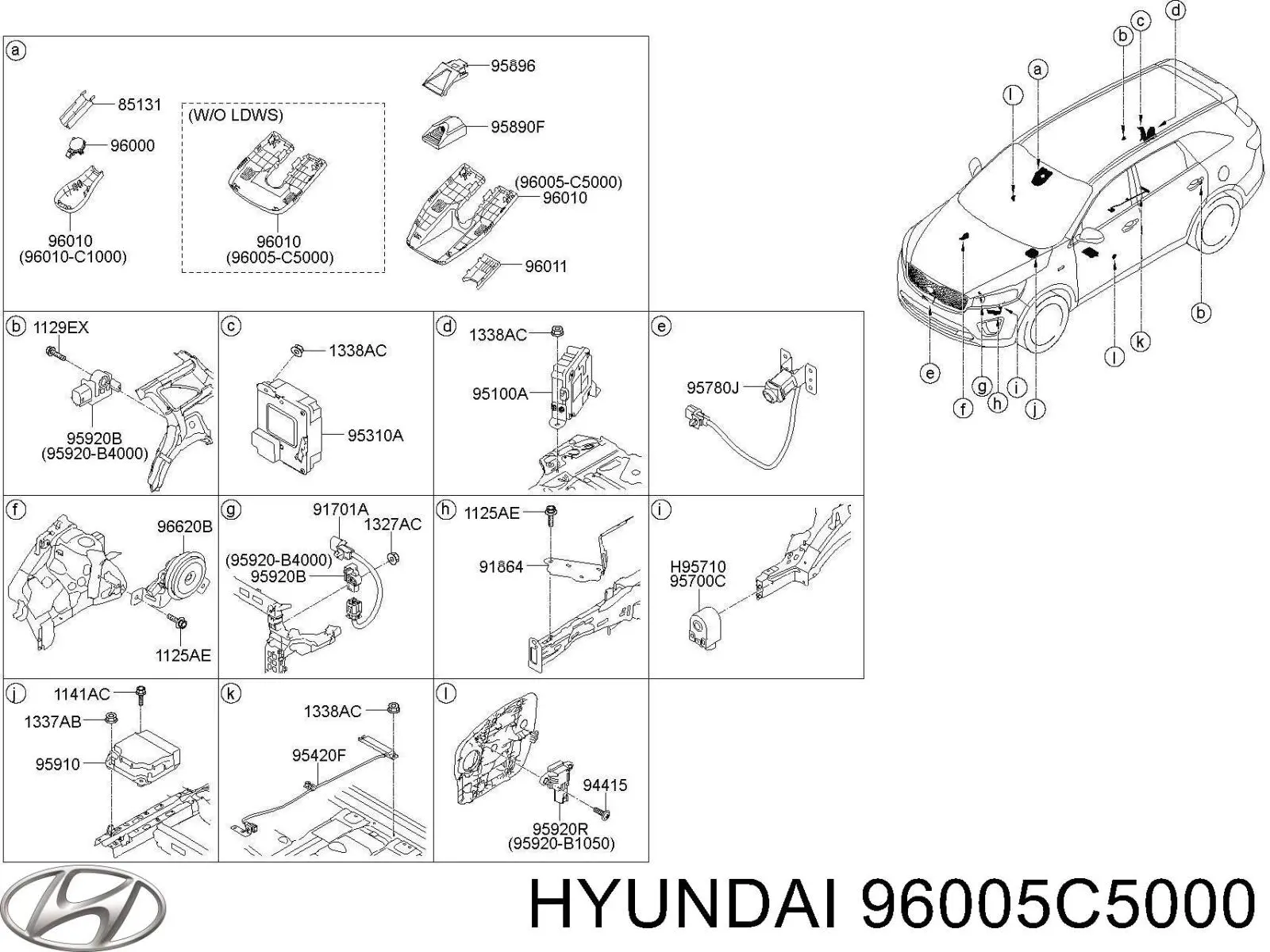  96005C5000 Hyundai/Kia