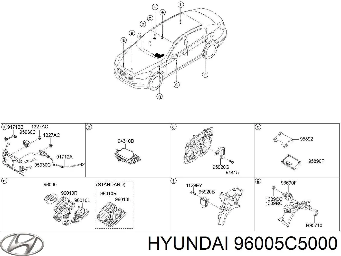Купить 96005C5000 Hyundai/Kia 
