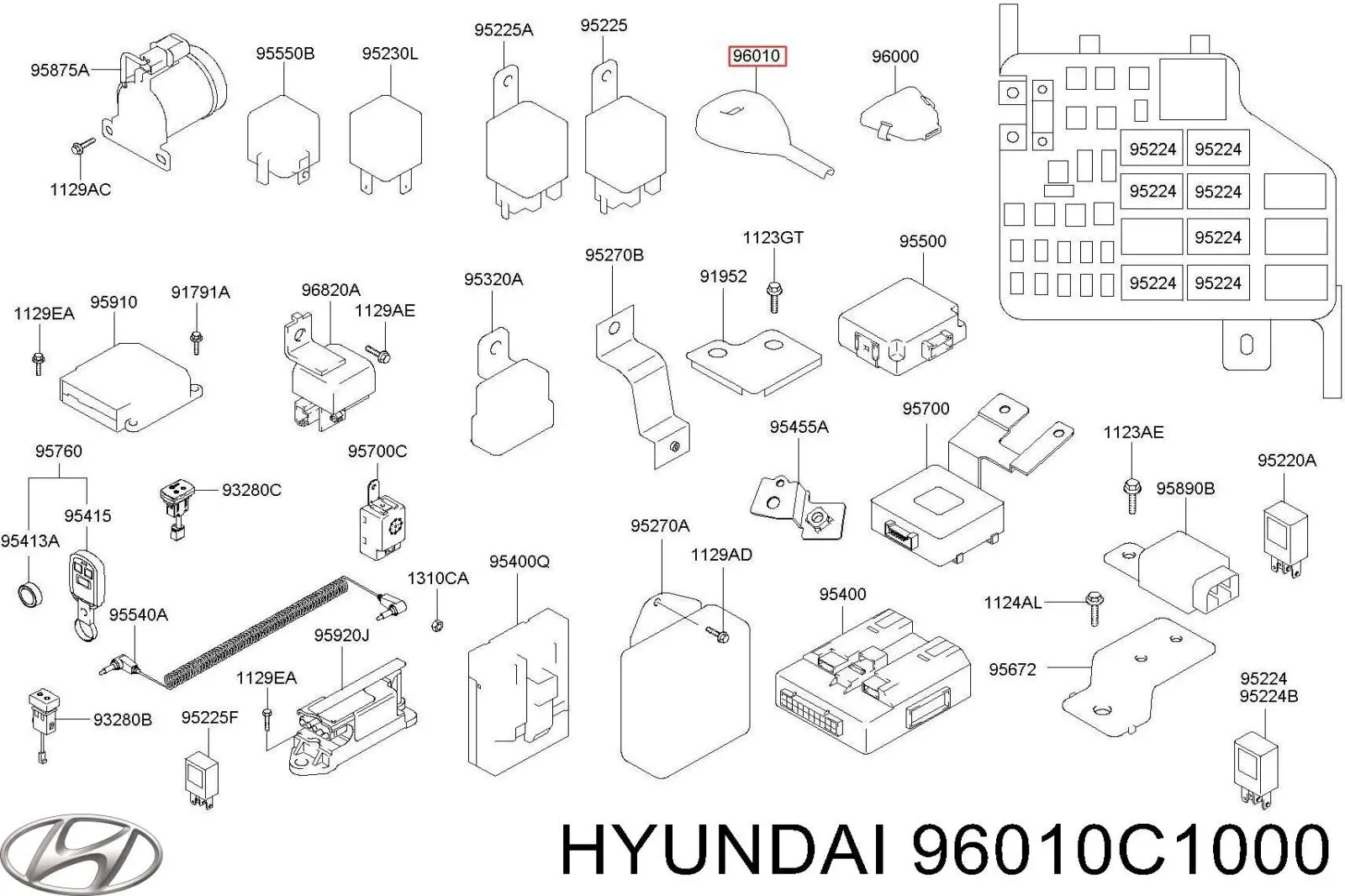  96010C1000 Hyundai/Kia