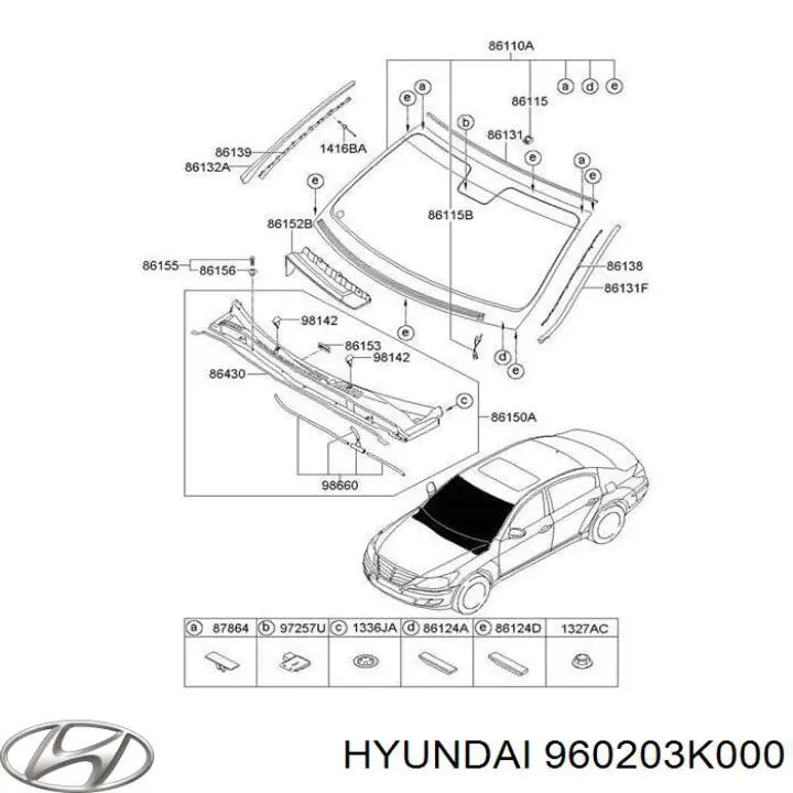  960203K000DS2 Hyundai/Kia