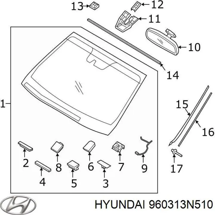 960313N510 Hyundai/Kia 