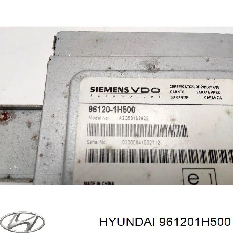 961201H500 Hyundai/Kia unidade de conforto