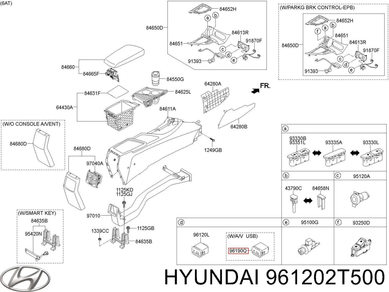  961202T500 Hyundai/Kia