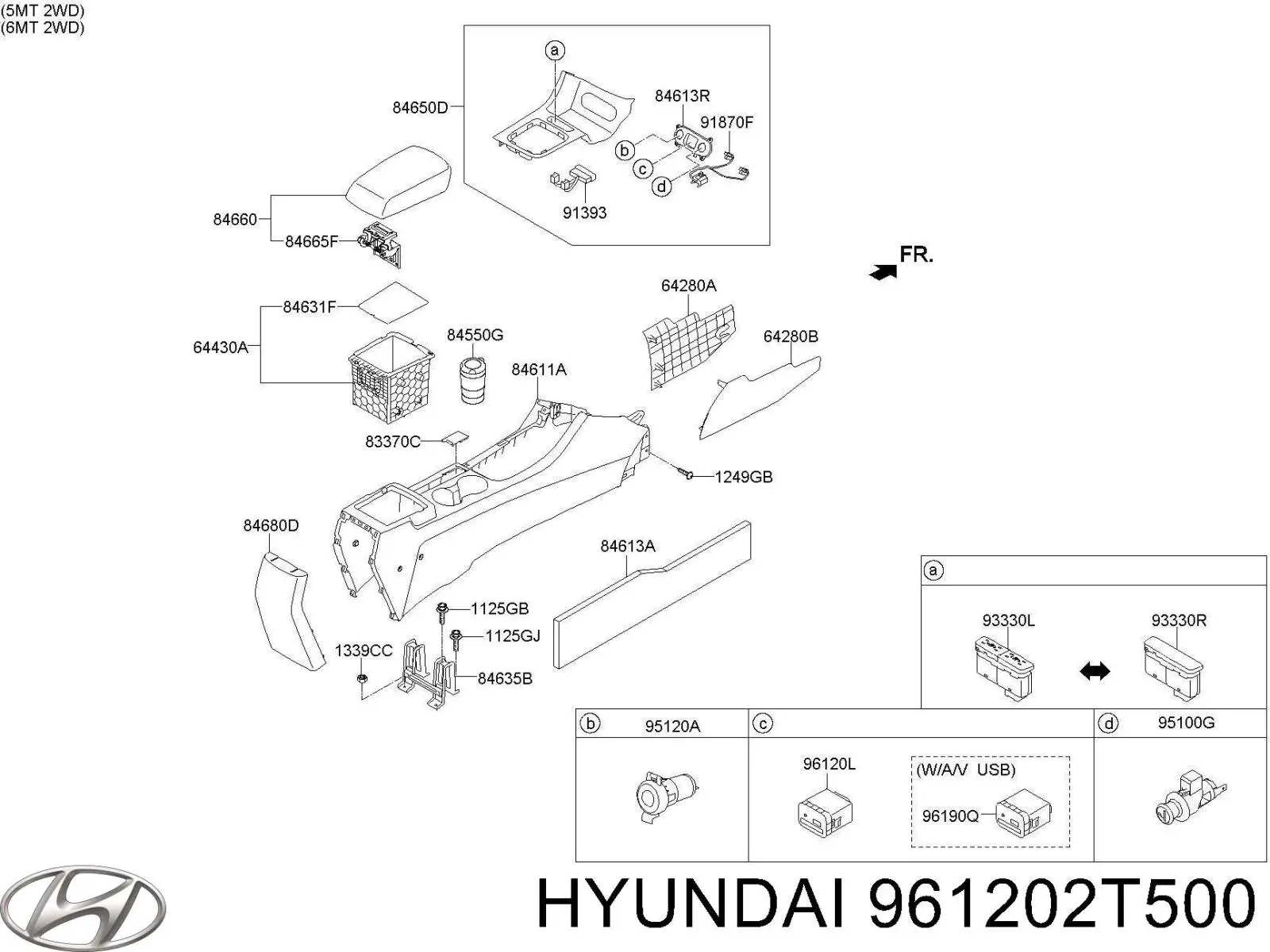  Hyundai/Kia 961202T500 цена, от 8.47 USD