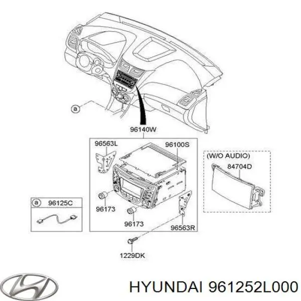 Купить 961252L000 Hyundai/Kia 