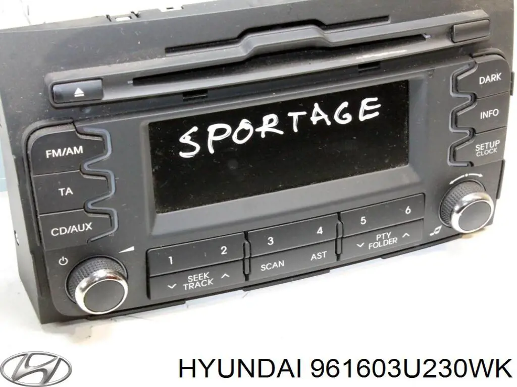 Магнитола (радио AM/FM) Hyundai/Kia 961603U230WK цена, от 11.49 USD