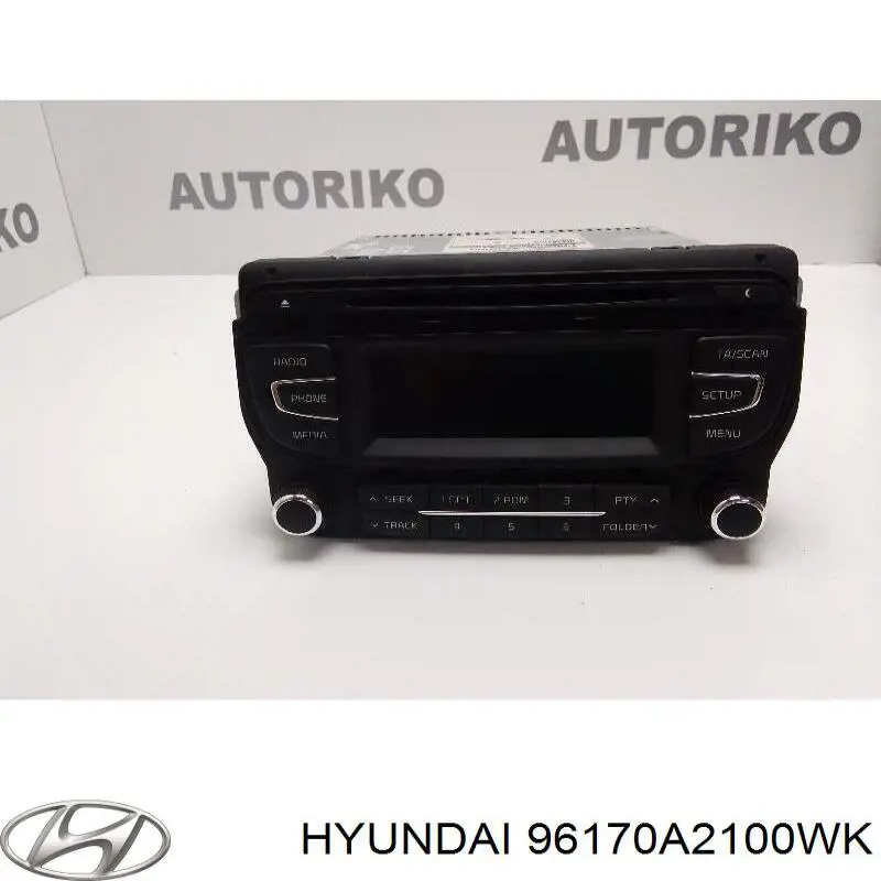 Магнитола (радио AM/FM) Hyundai/Kia 96170A2100WK цена, от 31.92 USD