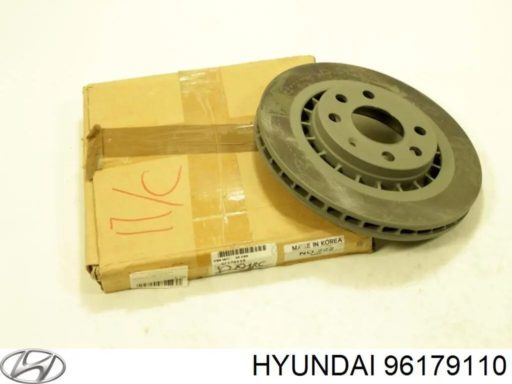 Передние тормозные диски 96179110 Hyundai/Kia