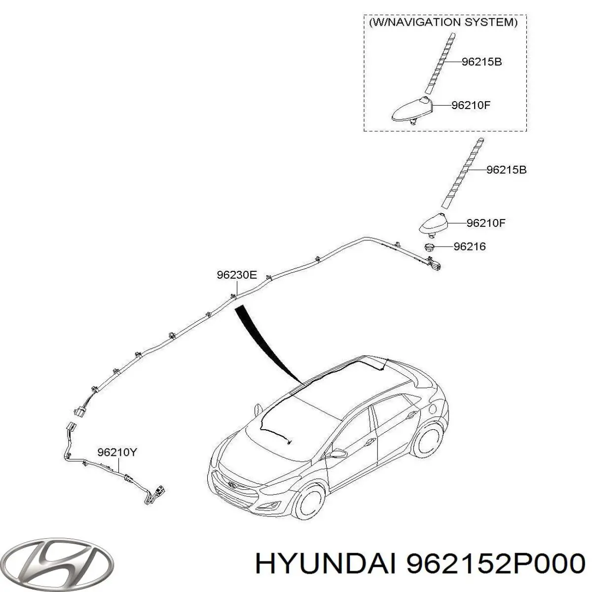 Шток антенны на Hyundai SOLARIS SBR11 купить на Авто.про