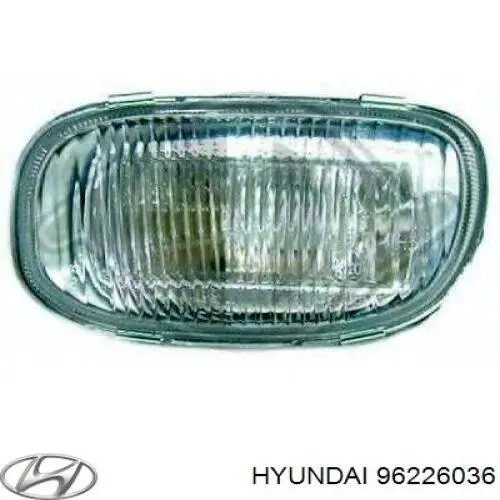 Фара противотуманная левая 96226036 Hyundai/Kia