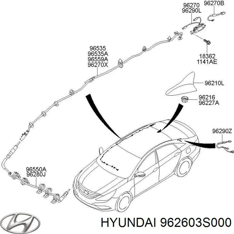 962603S000 Hyundai/Kia 