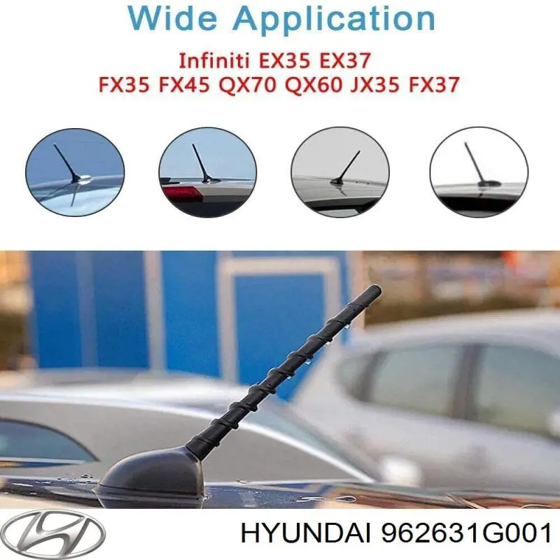 Шток антенны 962631G000 Hyundai/Kia