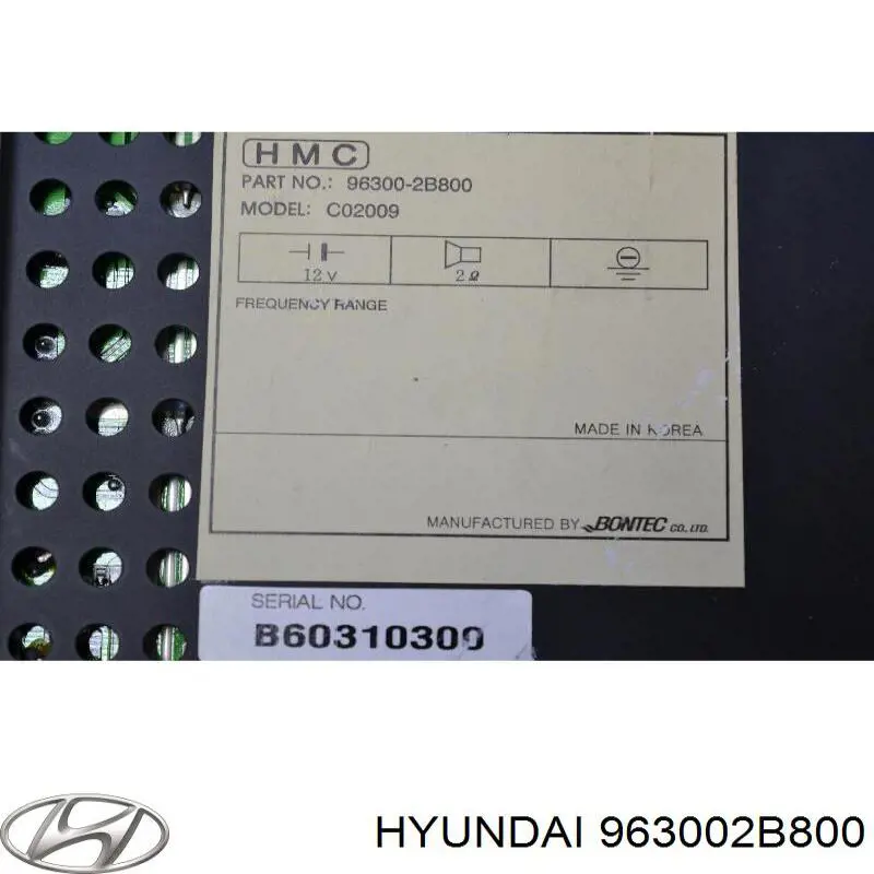  963002B800 Hyundai/Kia