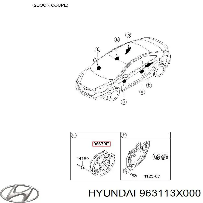  Hyundai/Kia 963113X000 цена, от 4.43 USD