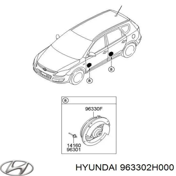  963302H000 Hyundai/Kia