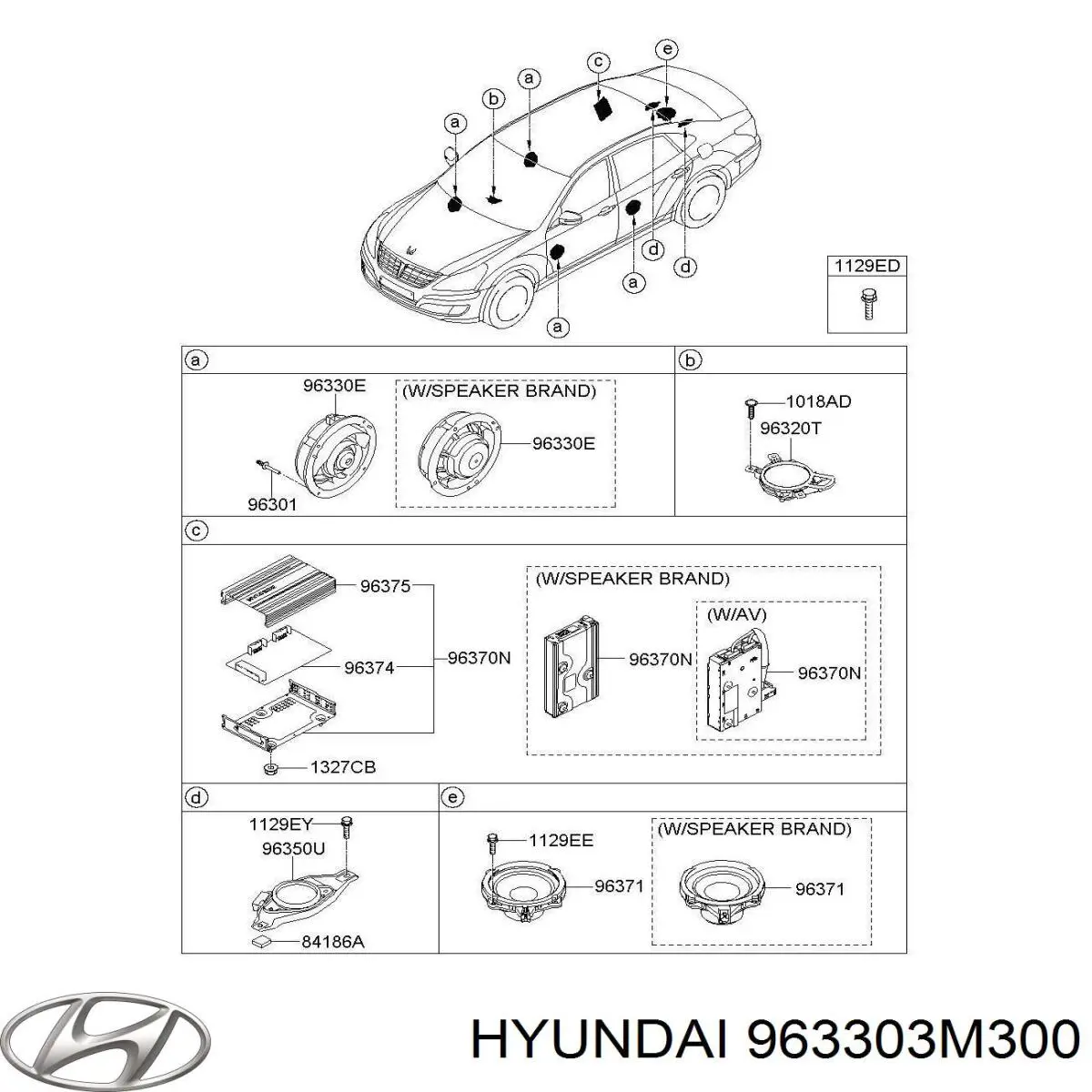  963303M300 Hyundai/Kia